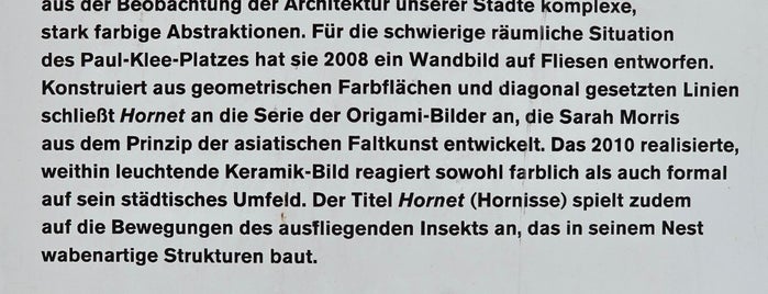 Hornet (Sarah Morris) is one of Düsseldorf Best: Sightseeing.