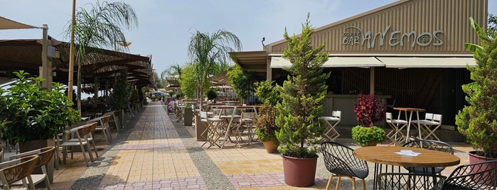 Anemos Beach Bar is one of สถานที่ที่บันทึกไว้ของ Spiridoula.