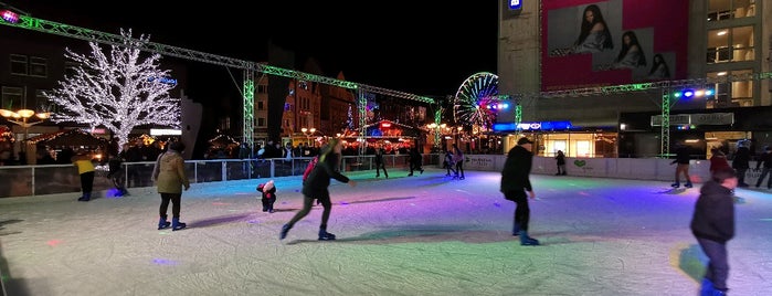 Eislaufbahn is one of Christmas markets in Germany, France, Netherlands.