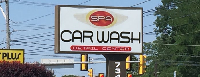 Spa Car Wash & Detailing Center is one of Tempat yang Disukai Mary Jeanne.