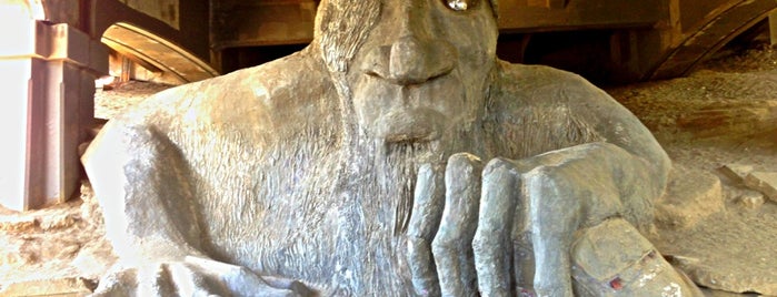 The Fremont Troll is one of Seattle.