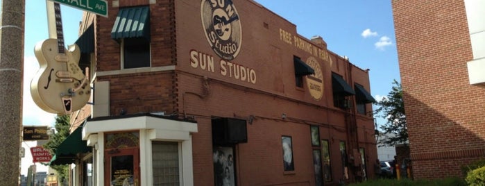 Sun Studio is one of Memphis, Tennessee.