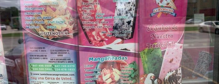 La Michoacana is one of Ice Cream.
