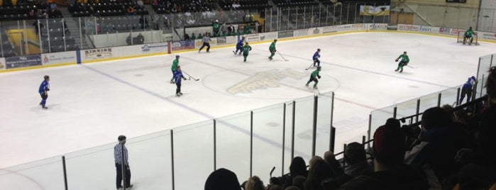 MacInnes Ice Arena is one of College Hockey Rinks.