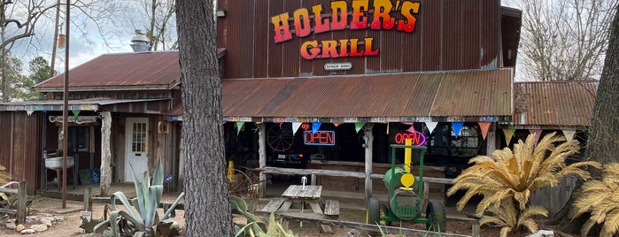Holder's BBQ & Old Fashion Burgers is one of Texas move.