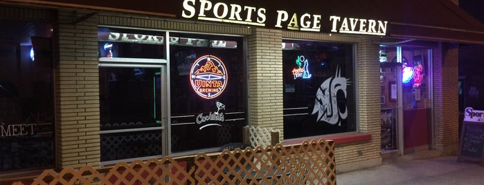 The Sports Page is one of Pullman Bar Hopping.