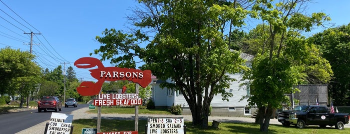 Parsons Lobsters is one of Maine.