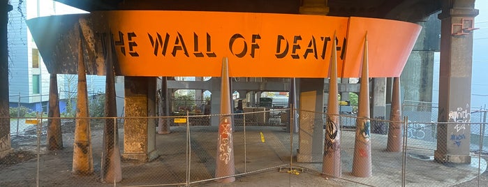 The Wall of Death is one of Seattle Area Oddities.