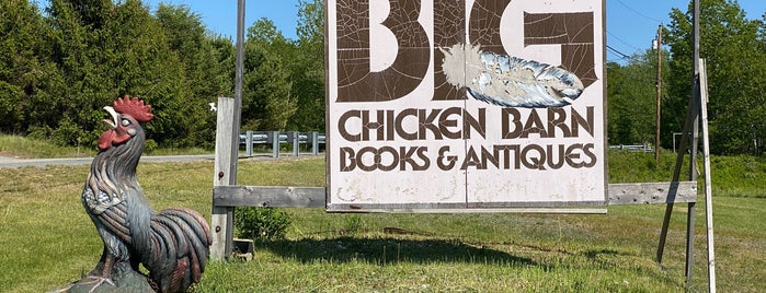 Big Chicken Barn Books and Antiques is one of Maine Week 2016.