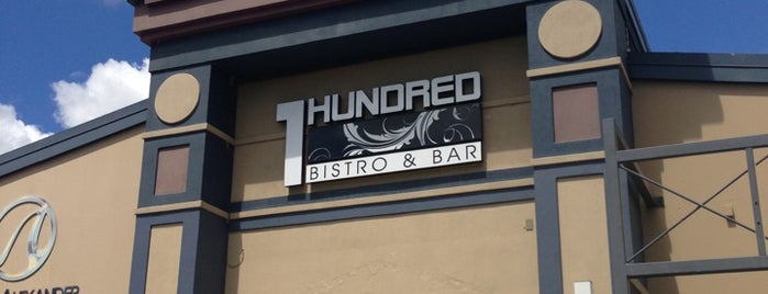 1Hundred Bistro & Bar is one of Food yum 🍴🍕🍔🍟🍪🍦🍭.