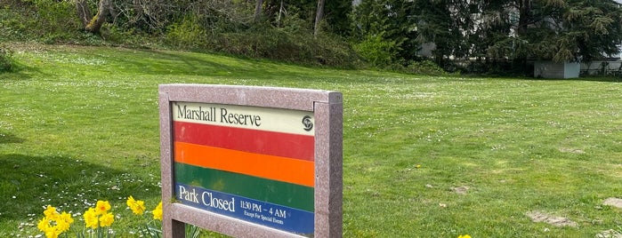 Marshall Reserve Park is one of Parks.