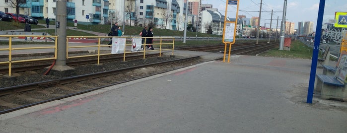 Václava Jiříkovského (tram) is one of Tramvajové zastávky v Ostravě.