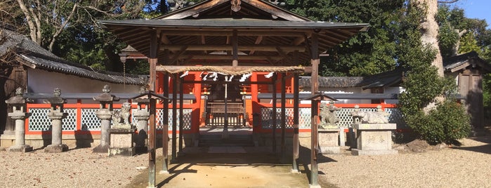 岡田鴨神社 is one of VisitSpotL+ Ver12.
