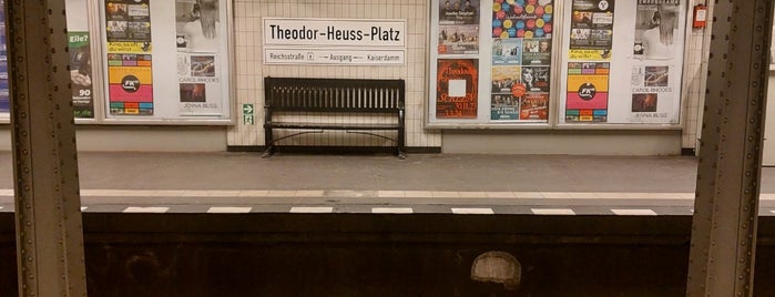 U Theodor-Heuss-Platz is one of Christiane F's Berlin.