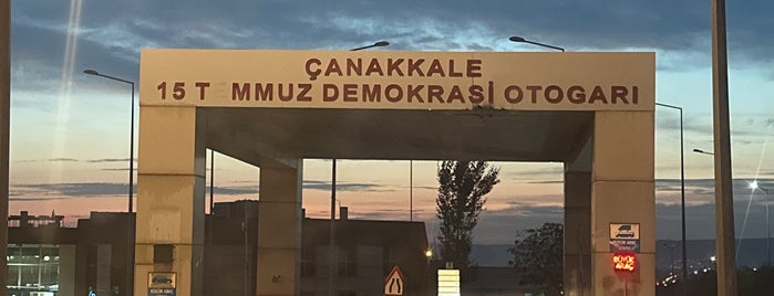Çanakkale Şehirler Arası Otobüs Terminali is one of Burcu : понравившиеся места.