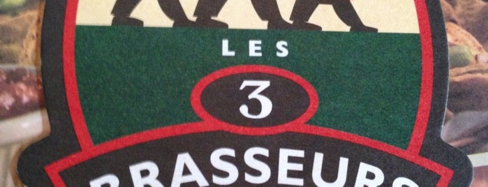Les 3 Brasseurs is one of mes endroits préférés.