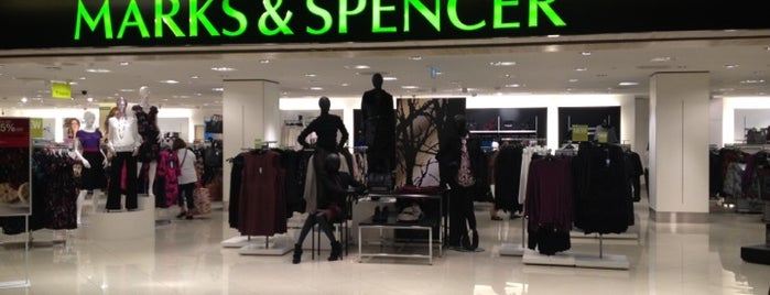 Marks & Spencer is one of James : понравившиеся места.