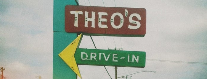 Theo's Drive In is one of Neon/Signs Texas.