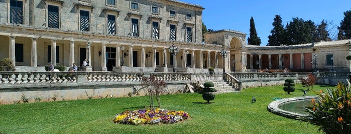 The Palace of St. Michael and St. George is one of Corfu, Greece.