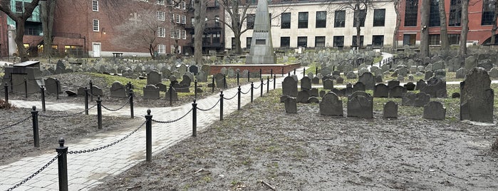 Granary Burying Ground is one of Boston's must see list.