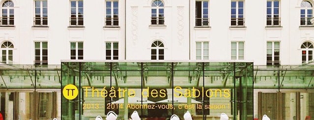 Théâtre des Sablons is one of Tempat yang Disukai Elodie.