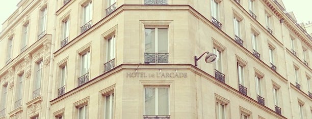 Hôtel de l'Arcade is one of Gilles'in Beğendiği Mekanlar.