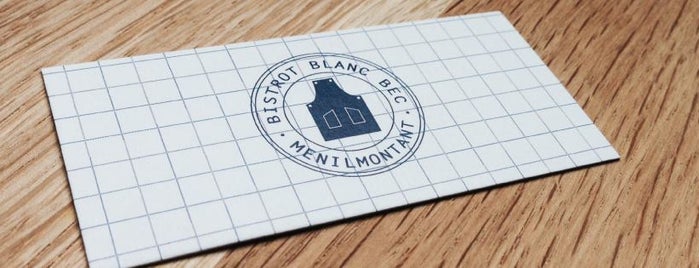 Bistrot Blanc Bec is one of Locais salvos de Marie.