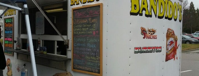 Bandido's is one of Triangle Food Truck Favorites.