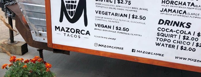 Mazorca Tacos is one of Milwaukee, Wi.