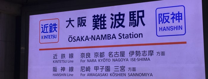 Kintetsu Ōsaka-Namba Station is one of 遠くの駅.