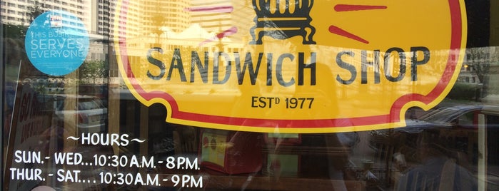 Potbelly Sandwich Shop is one of Indy Favorites.