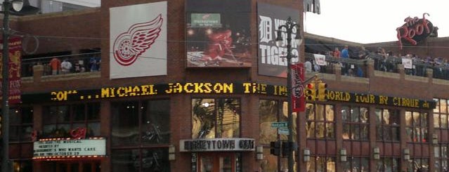 Hockeytown Cafe is one of Michigan Hit List.