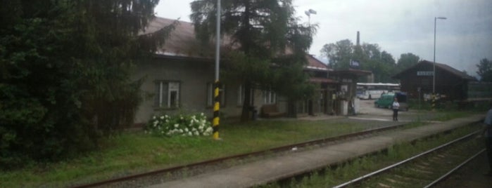Železniční stanice Baška is one of Železniční stanice ČR: A-C (1/14).