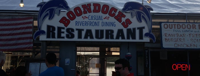 Boondocks Restaurant is one of To Try.