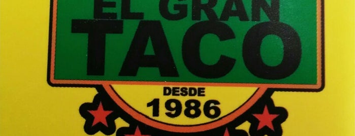 El Gran Taco is one of Posti salvati di Isabel.