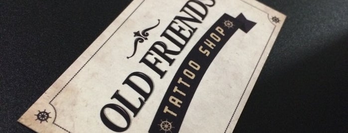 Old Friends Tattoo Shop is one of Posti che sono piaciuti a Trace.