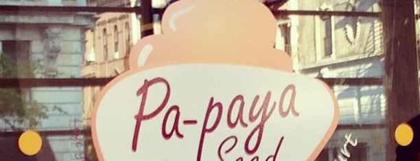 Papaya Seed Frozen Yogurt is one of Meghan's Saved Places.