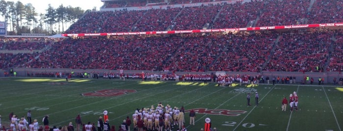 Carter-Finley Stadium is one of NCAA Division I FBS Football Stadiums.