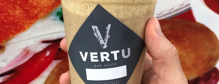 Vertu is one of Restos végétariens.