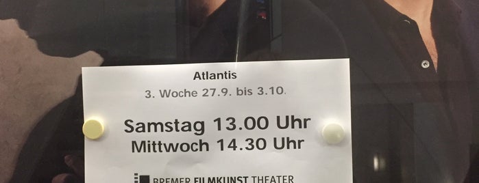 atlantis filmkunsttheater is one of Mitgliedskinos der AG Kino (Städte A-L).