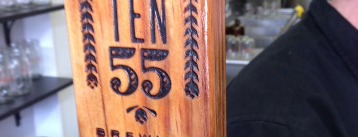 Ten Fifty-Five Brewing is one of place to try beer.