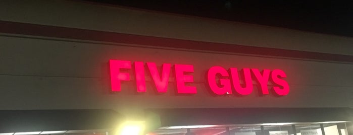 Five Guys is one of my places.