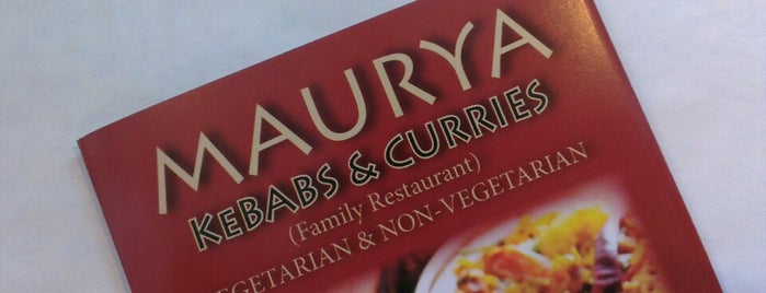 Maurya Indian Cuisine is one of Interesting Restaurants.