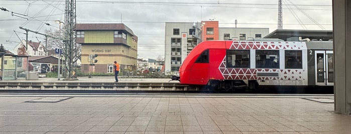 Worms Hauptbahnhof is one of German Villages.