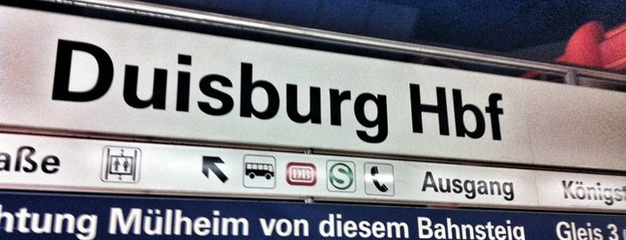 Duisburg Hauptbahnhof is one of Ruhr West.