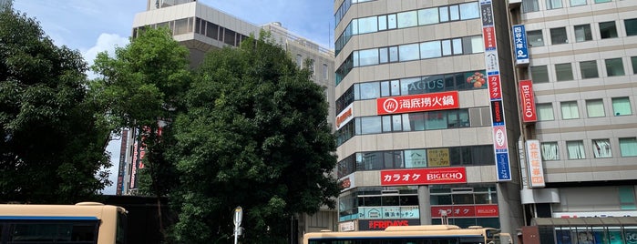 横浜駅のバス停 バスターミナル 横浜駅のバス停 バスターミナル