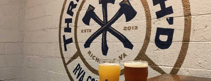 Three Notch'd Brewing Company RVA Collab House is one of Locais curtidos por abigail..