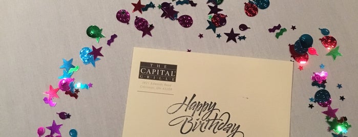The Capital Grille is one of Cinci.