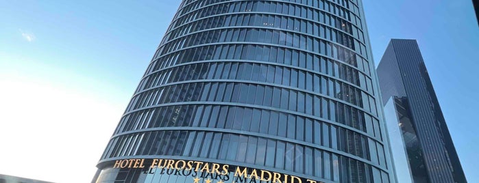 Hotel Eurostars Madrid Tower is one of Azoteas de Madrid.