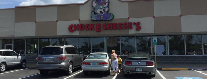 Chuck E. Cheese is one of I should come here more often...